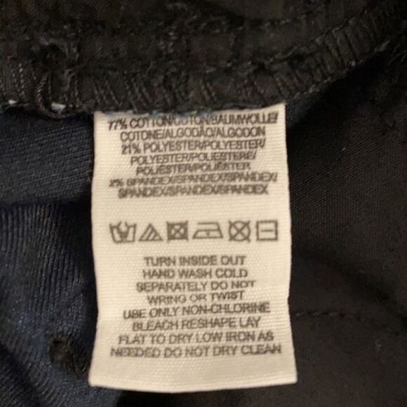 Free People Burnout Velvet Jeans Womens 27 Blue Black Winter Skinny - Picture 9 of 12